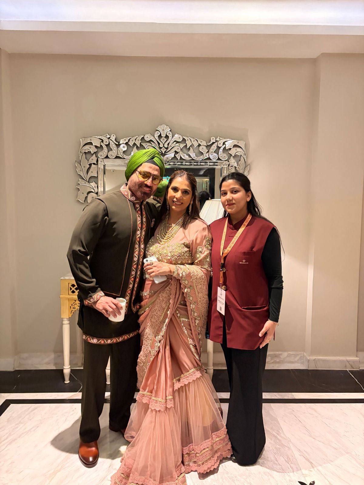 Rahi Crew hospitality team welcoming guests