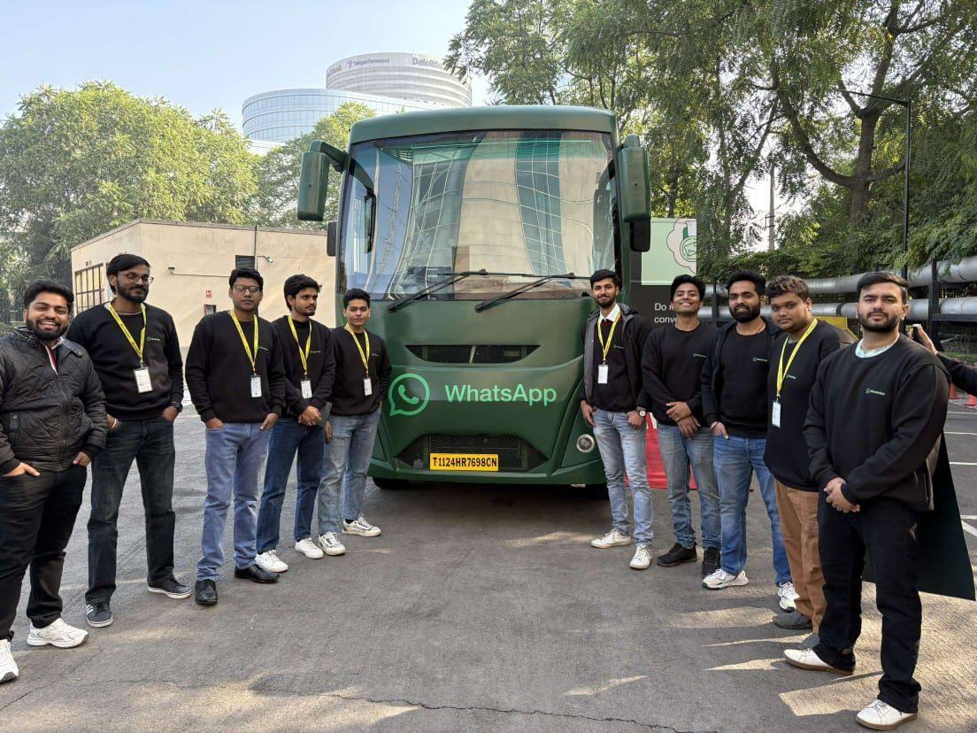 WhatsApp brand activation bus tour