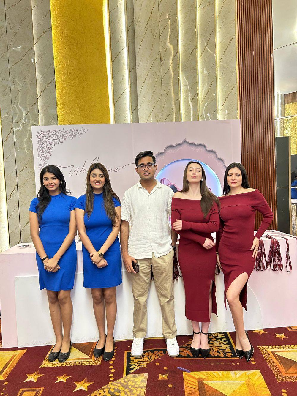 Exhibition and product launch crew
