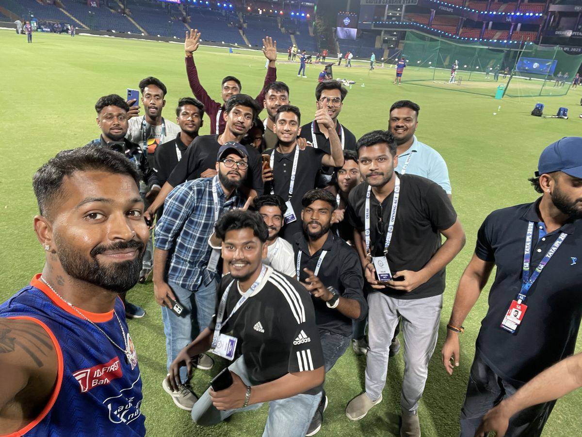 Stadium hospitality crew